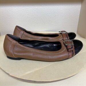 AGL Attilio Shoes Women Shoes Size 10 EU 40 Brown Black Cap Toe Patent Leather